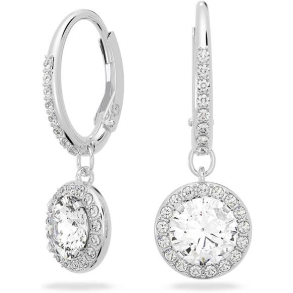 Women Angelic Crystal Drop Earrings Collection Trendy